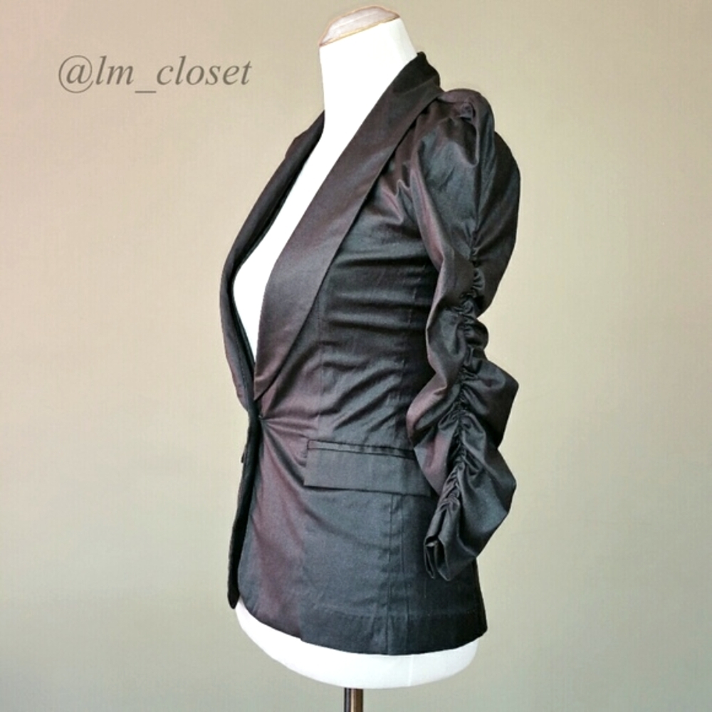 Long Blazer - Gray - Picture 4 of 8